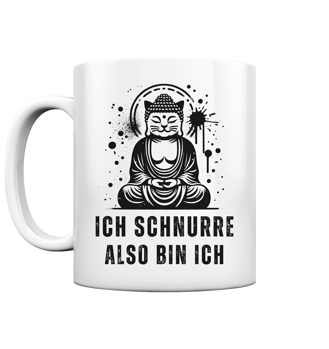 Ich schnurre also bin ich - Tasse glossy