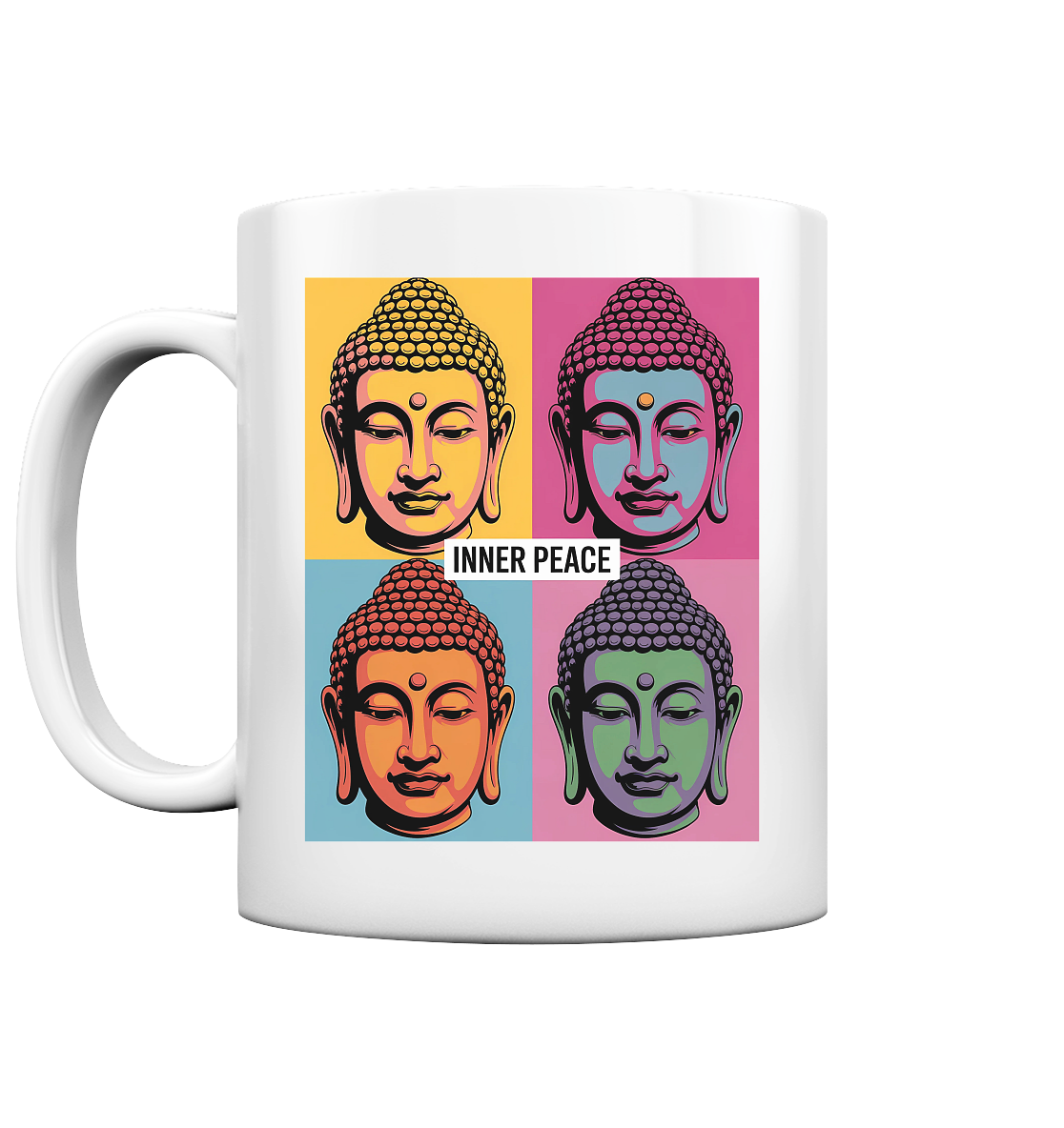 Inner Peace Pop Art Buddha - Tasse glossy