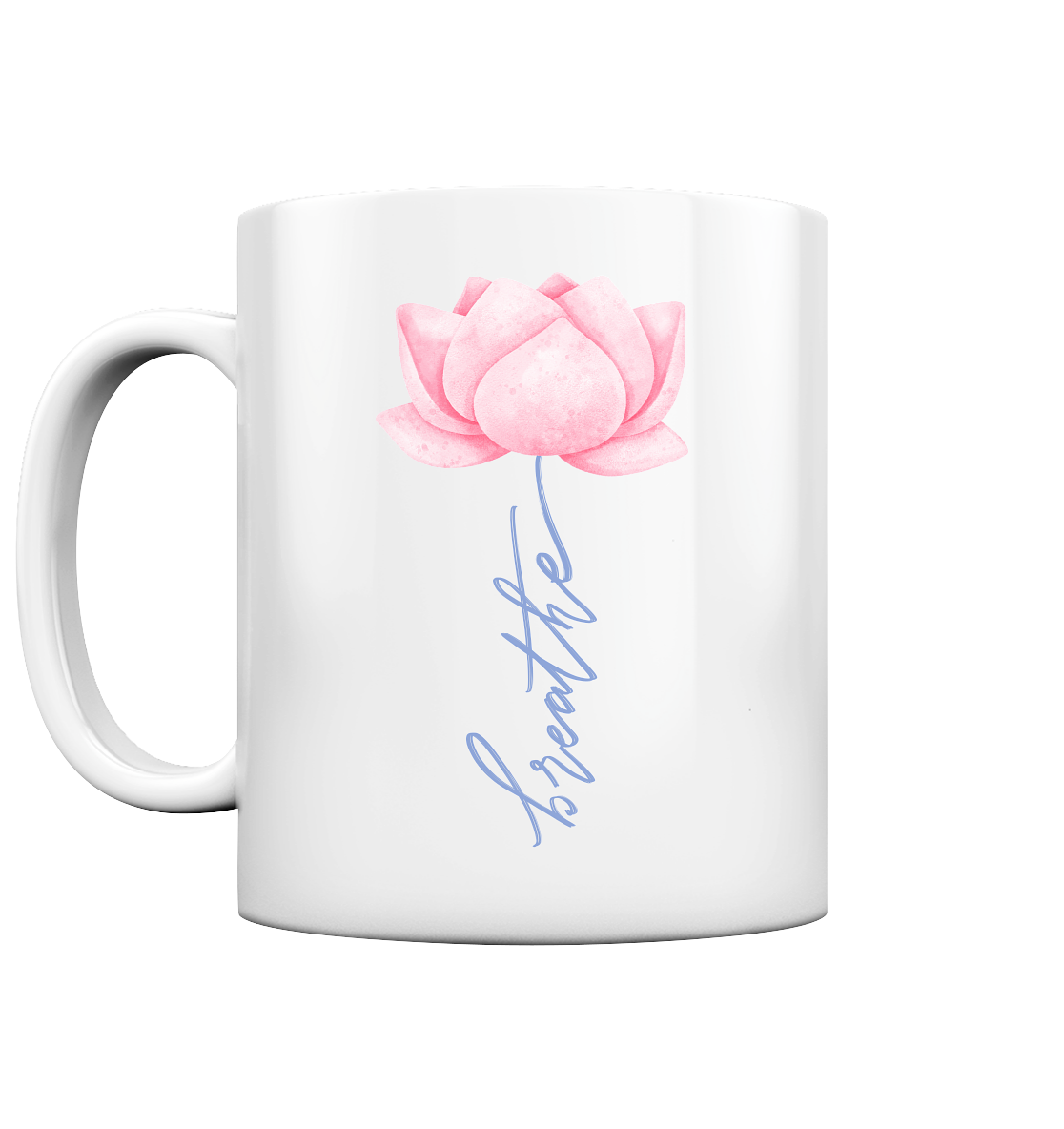 Breathe Lotus Flower - Tasse glossy