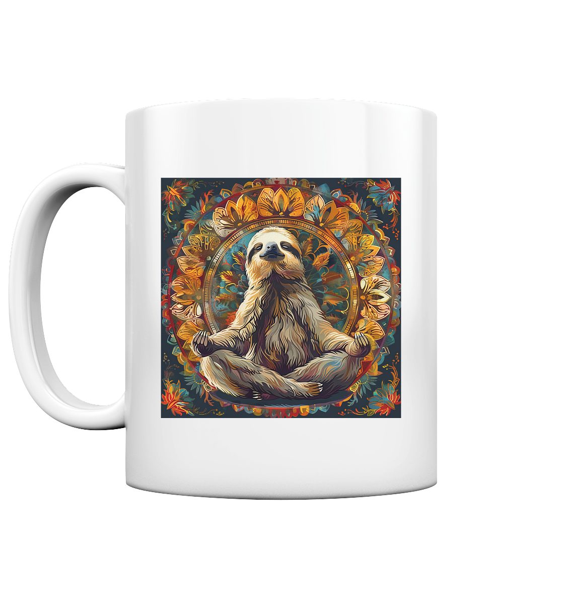 Meditierendes Faultier - Tasse glossy