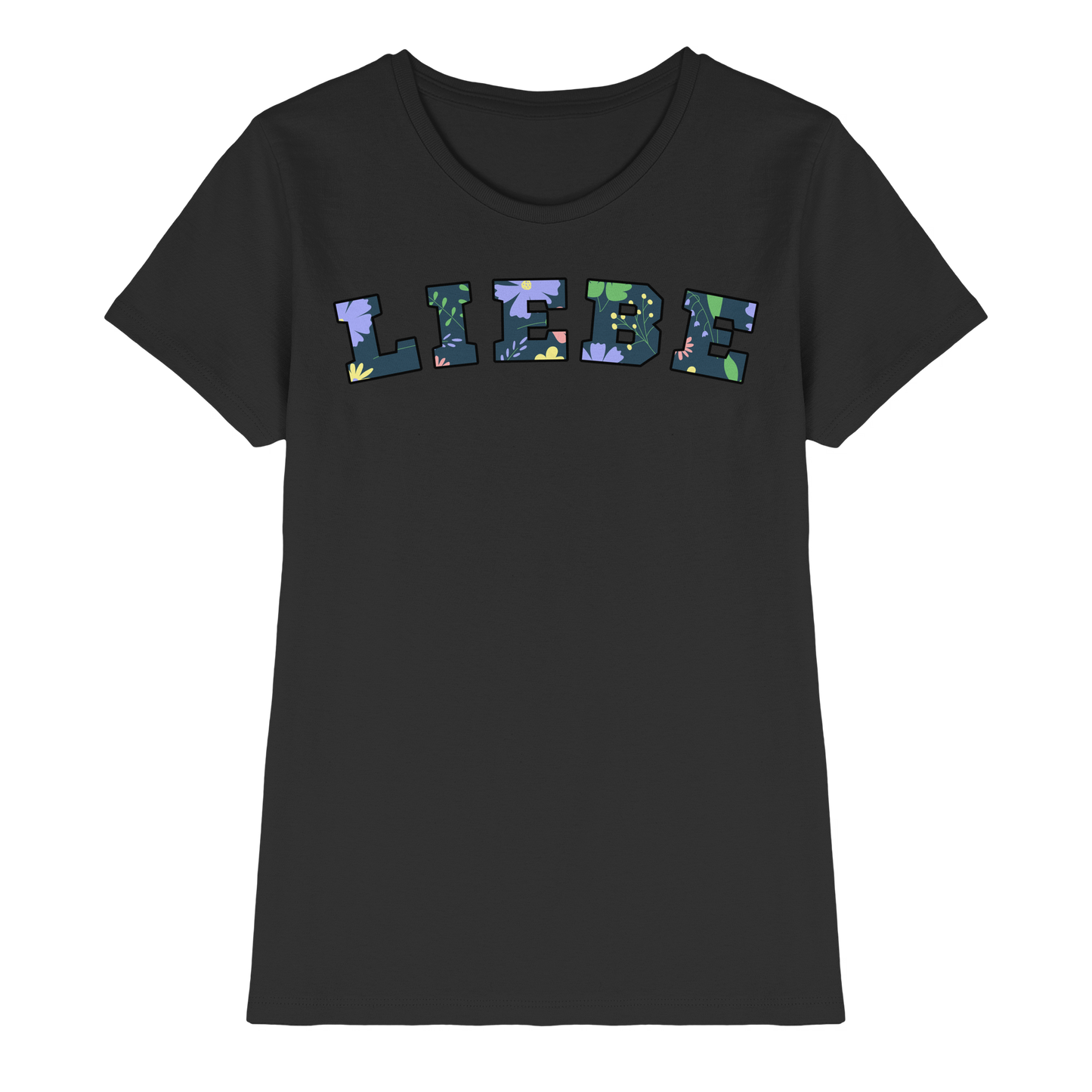 Liebe Floral Pattern - Ladies Premium Shirt