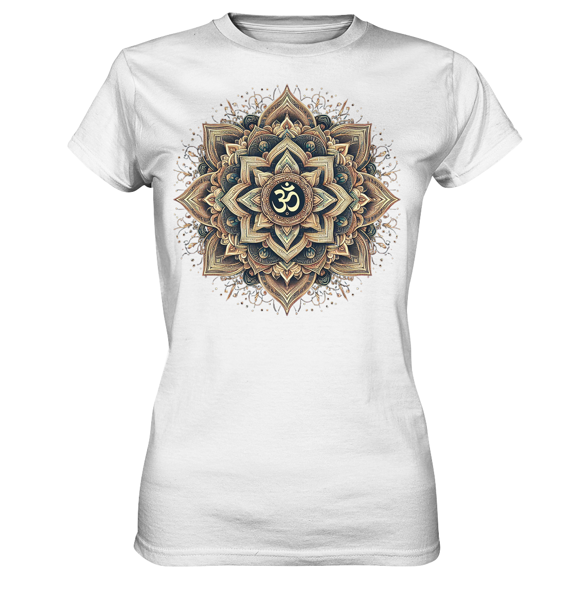 Boho Mandala mit Om - Ladies Premium Shirt