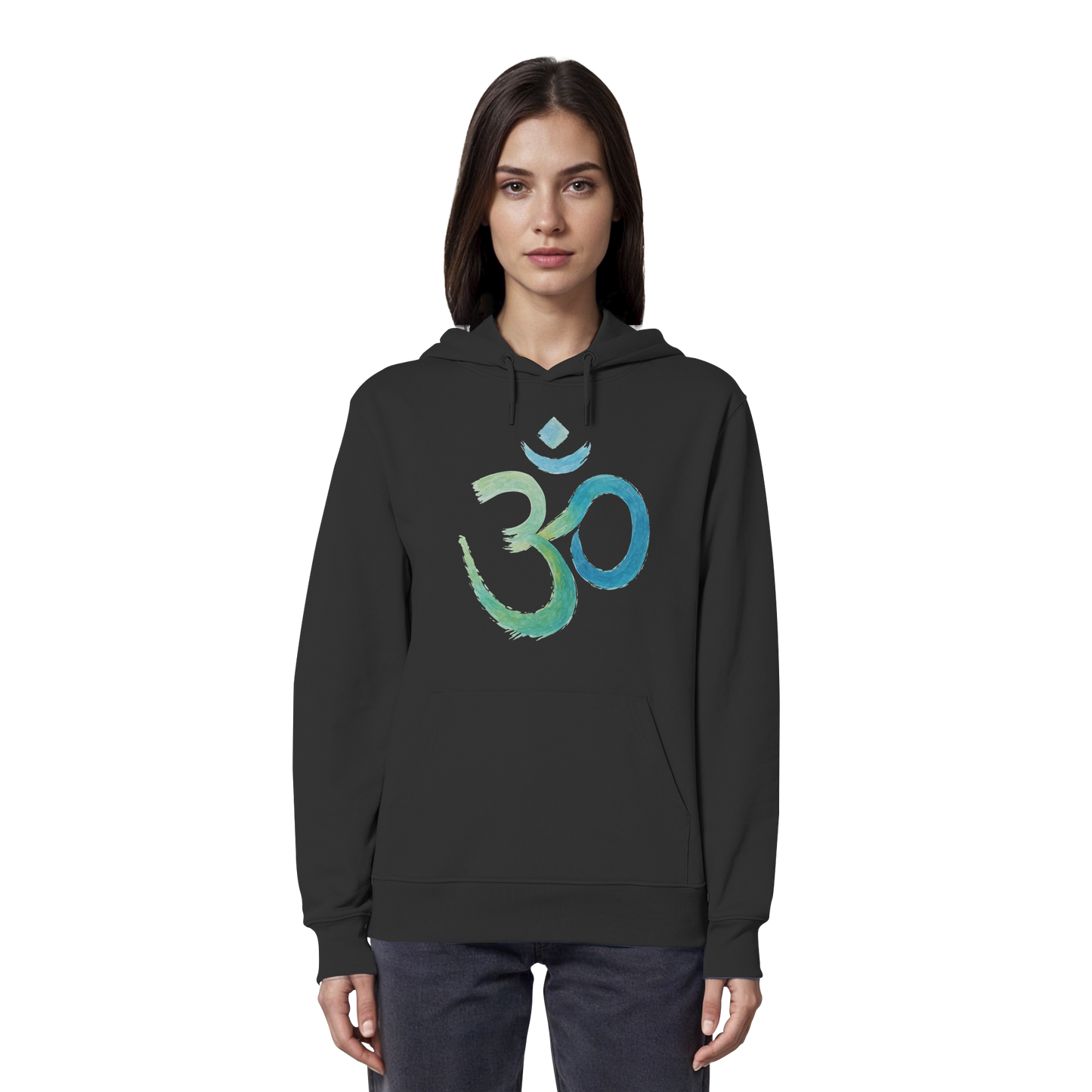 OM Aquarell - Organic Hoodie