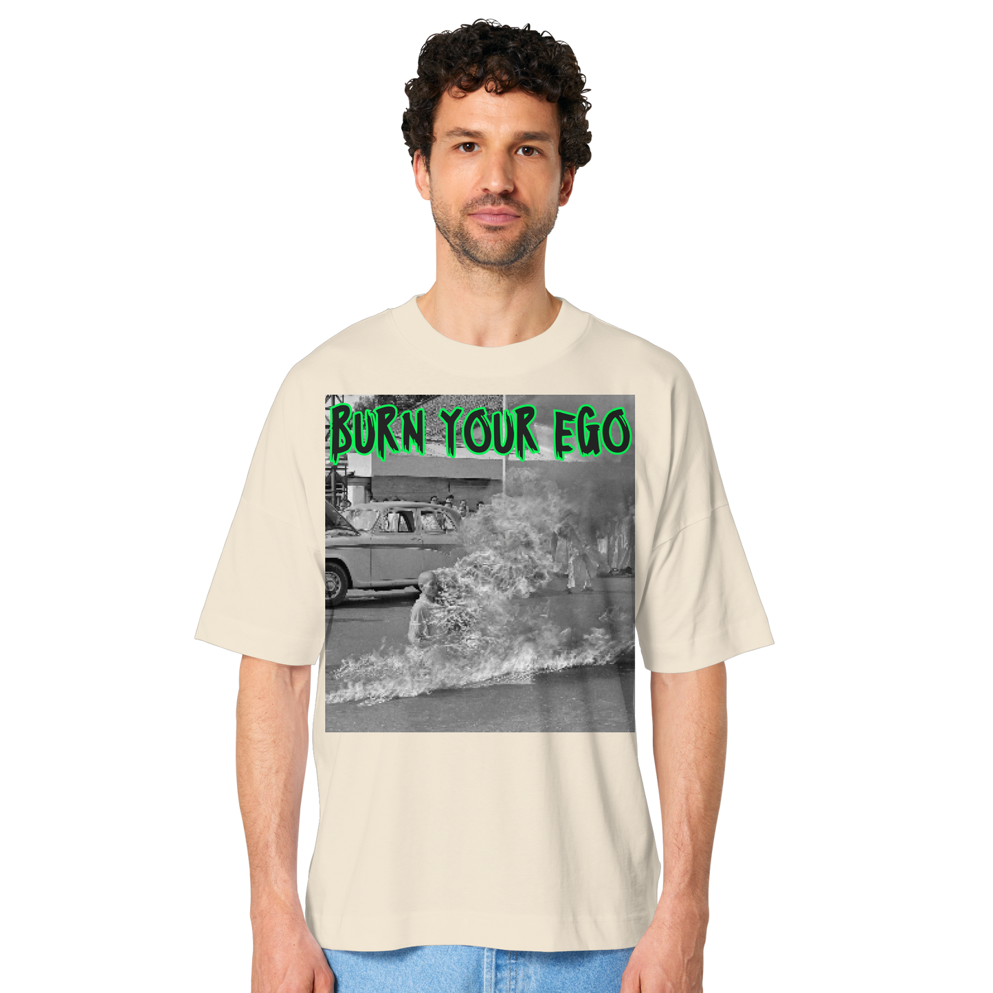Burn Your Ego - Organic Oversize Shirt