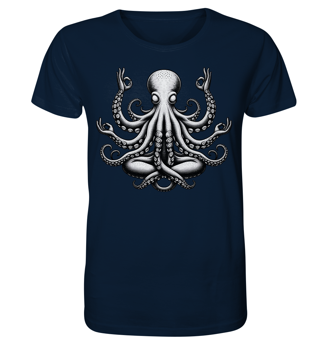 Oktopus in Meditation - Organic Shirt