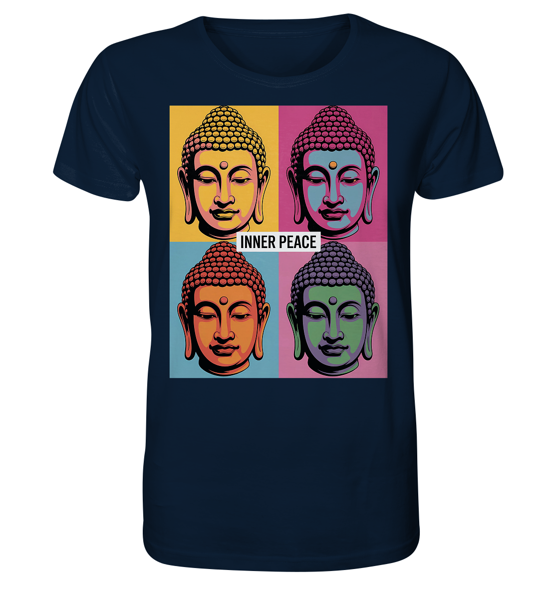 Inner Peace Pop Art Buddha - Organic Shirt