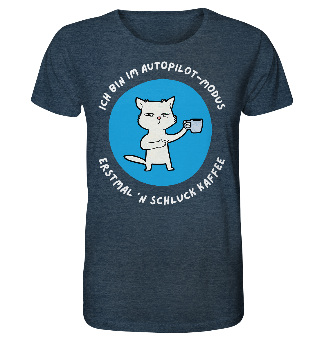 Kaffee Katze - Organic Shirt