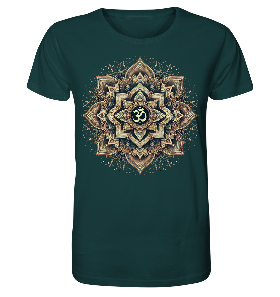 Boho Mandala mit Om - Organic Shirt
