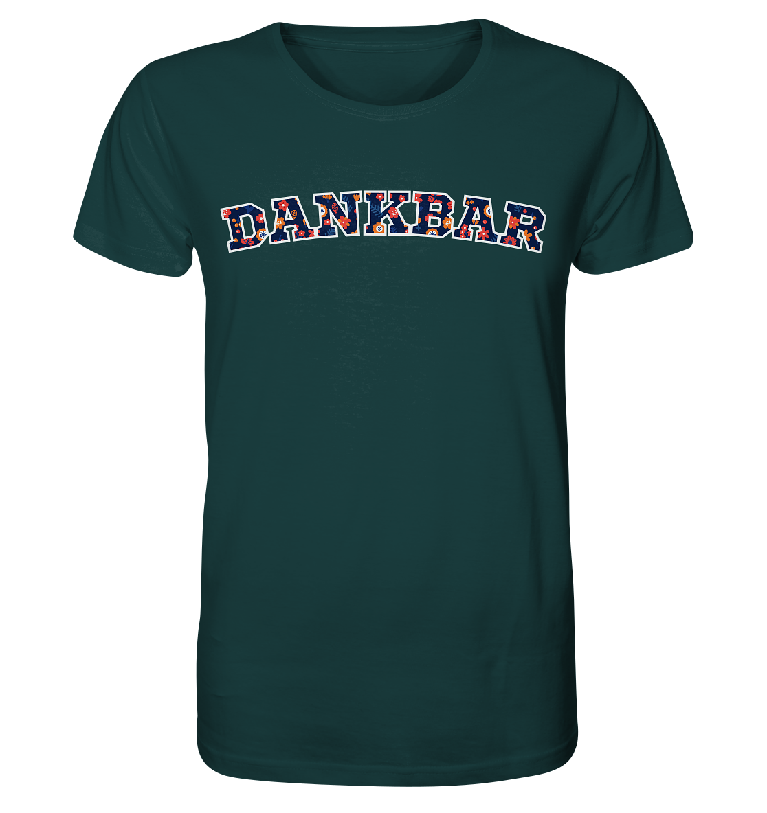 DANKBAR Floral Pattern - Organic Shirt