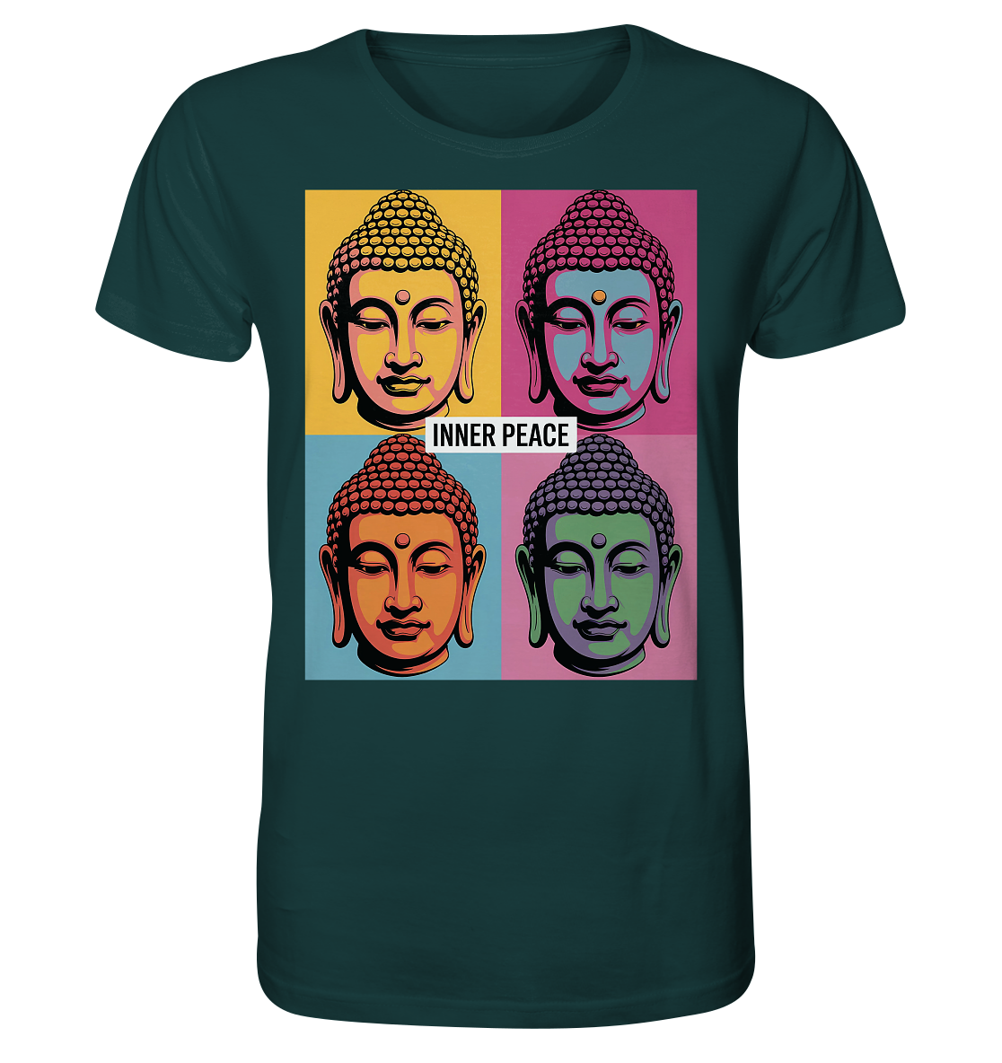 Inner Peace Pop Art Buddha - Organic Shirt