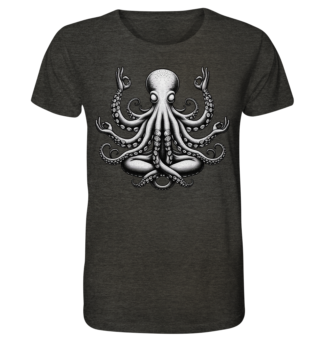 Oktopus in Meditation - Organic Shirt