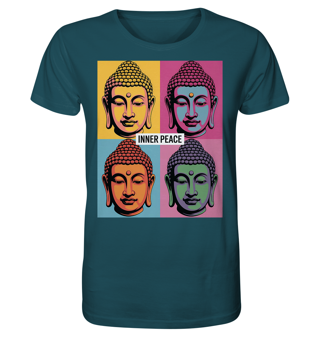 Inner Peace Pop Art Buddha - Organic Shirt
