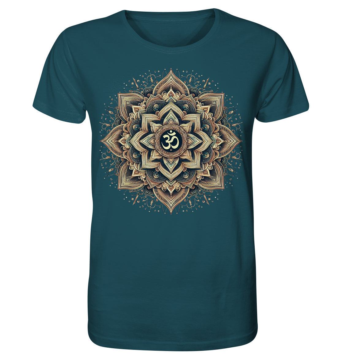 Boho Mandala mit Om - Organic Shirt