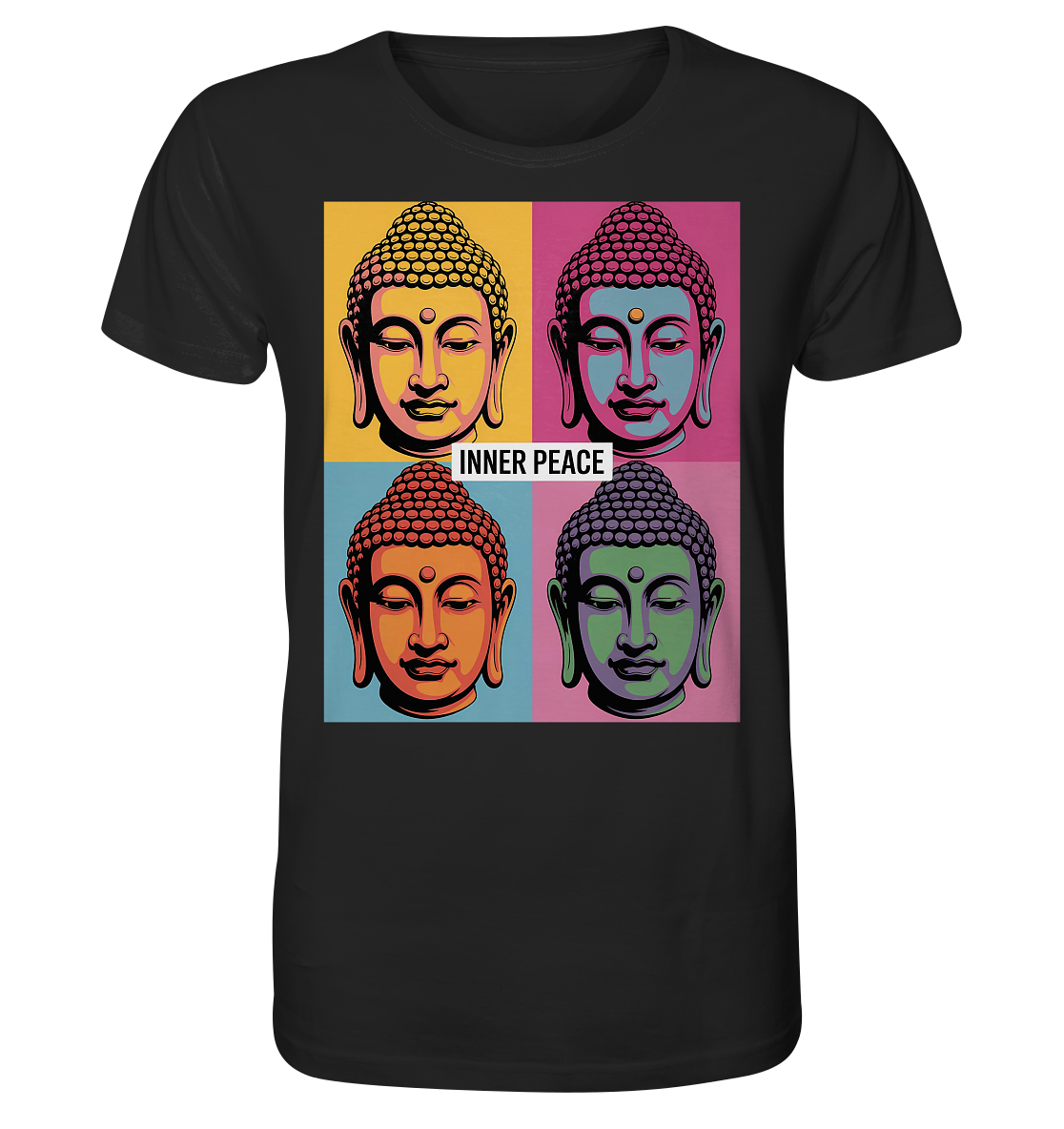 Inner Peace Pop Art Buddha - Organic Shirt
