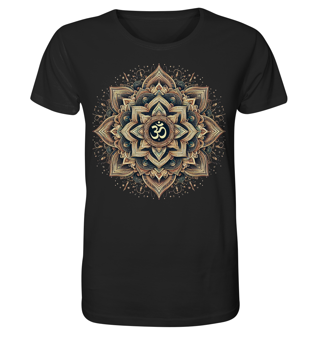 Boho Mandala mit Om - Organic Shirt
