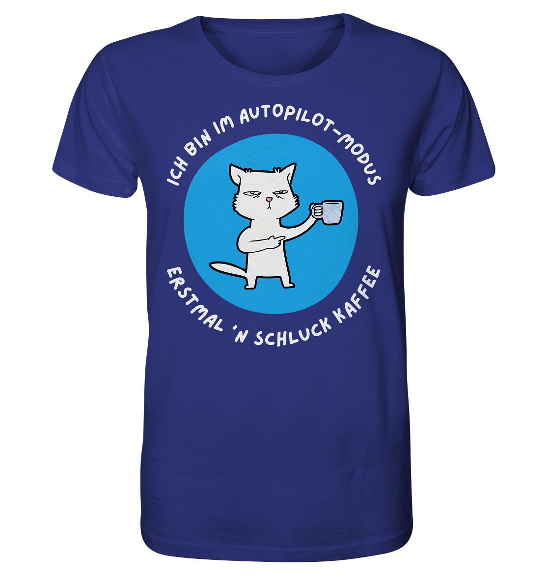 Kaffee Katze - Organic Shirt