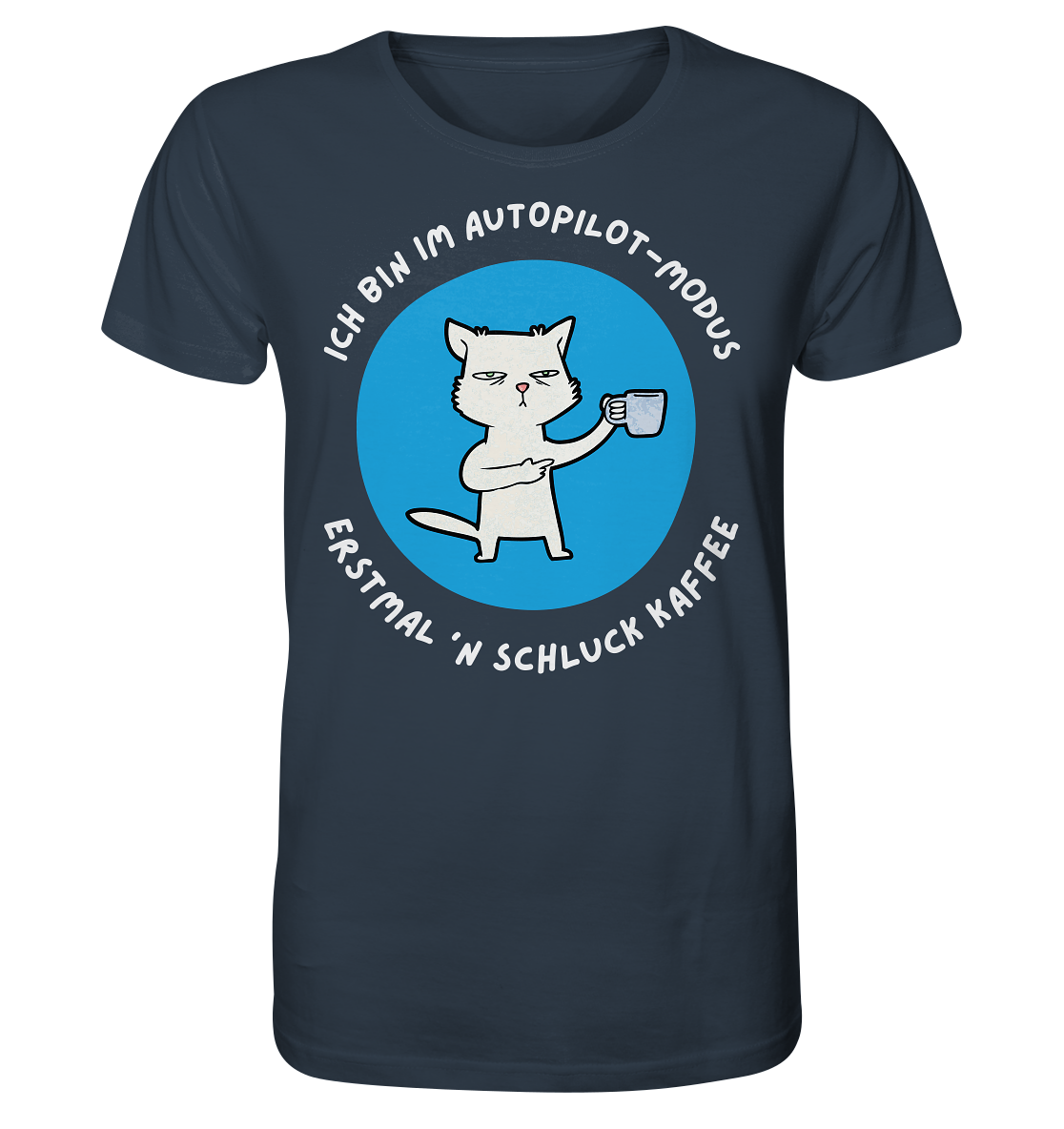 Kaffee Katze - Organic Shirt