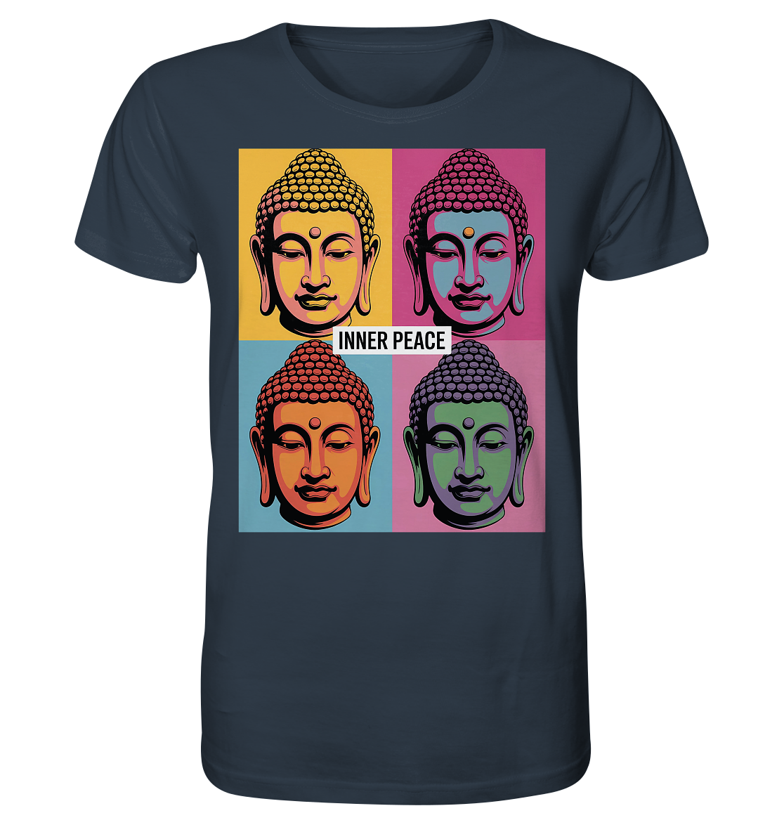 Inner Peace Pop Art Buddha - Organic Shirt