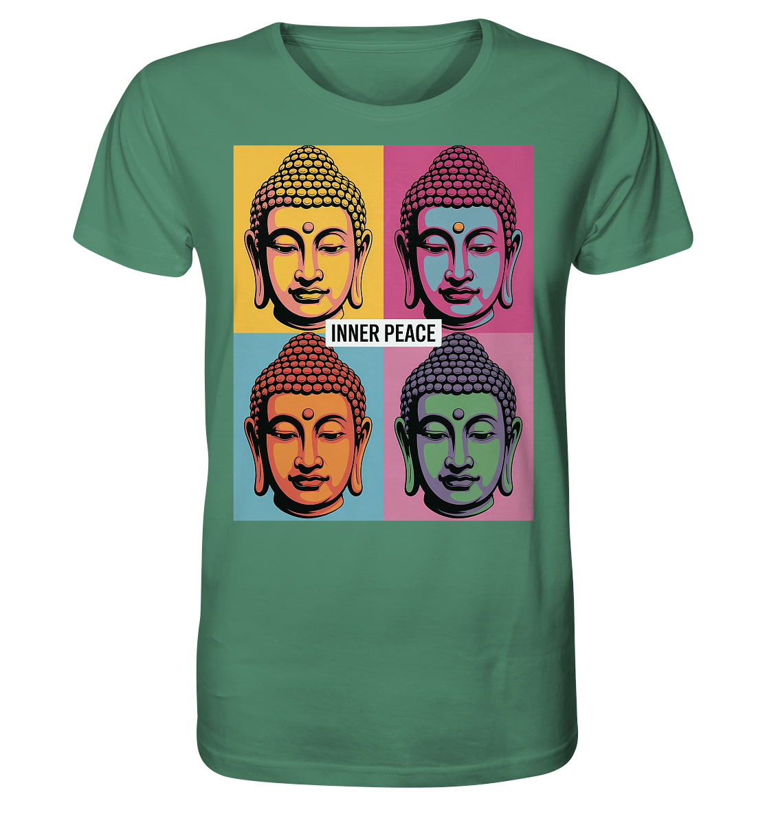 Inner Peace Pop Art Buddha - Organic Shirt