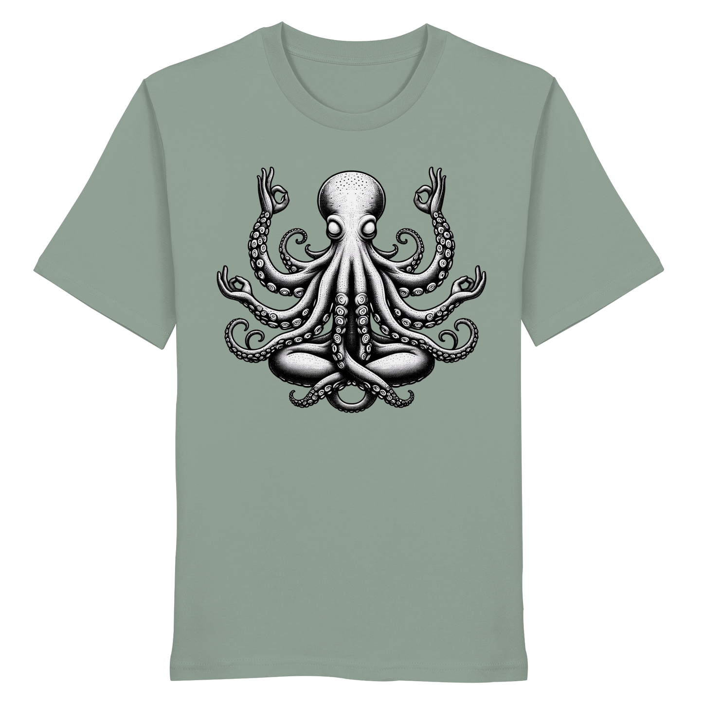 Oktopus in Meditation - Organic Shirt
