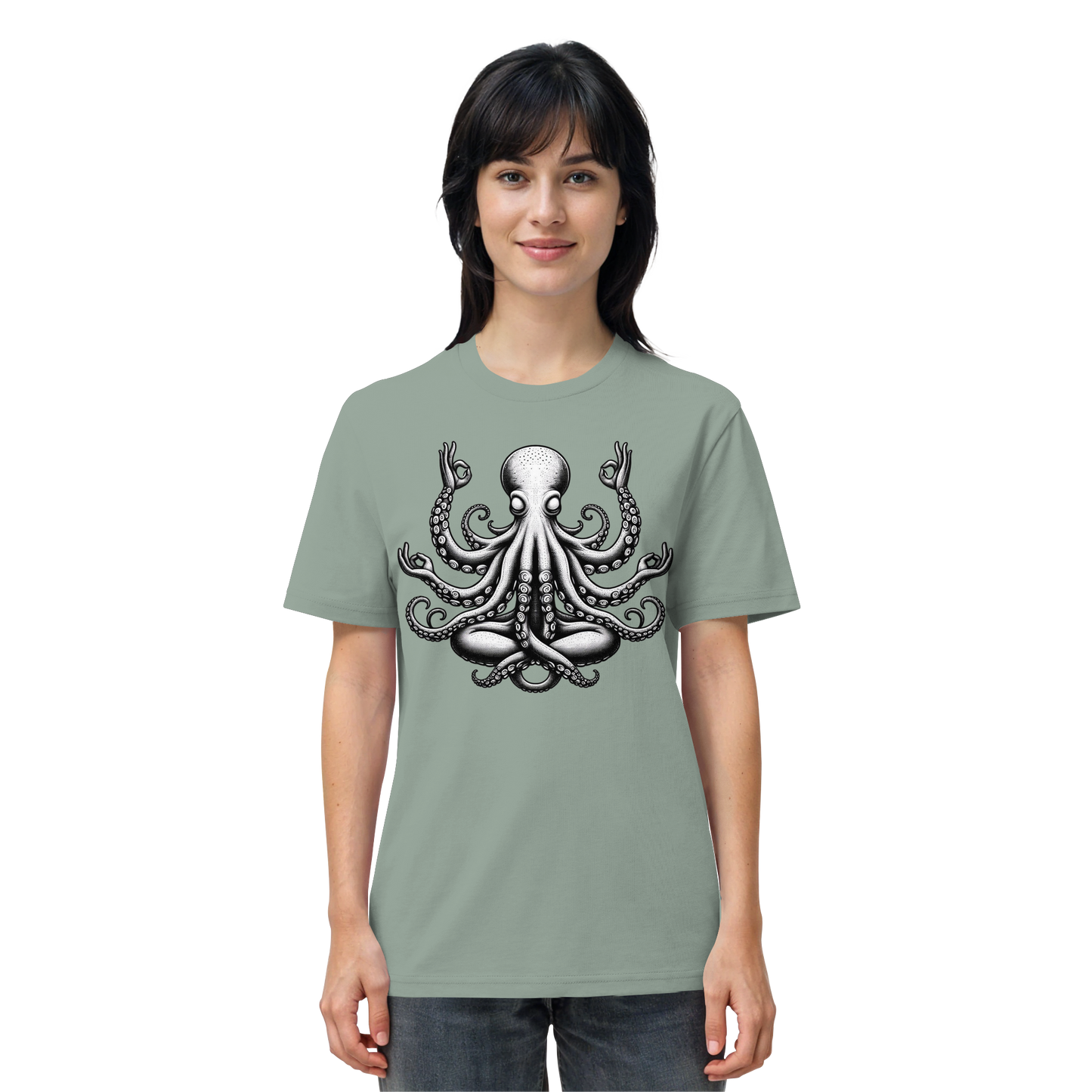 Oktopus in Meditation - Organic Shirt