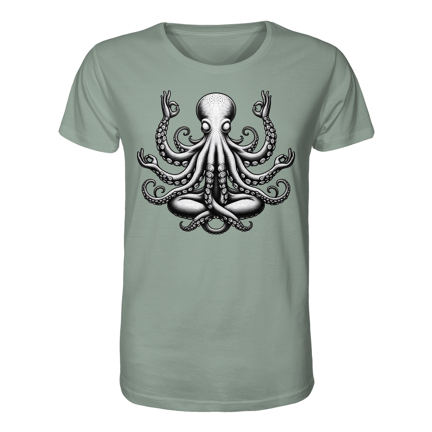 Oktopus in Meditation - Organic Shirt