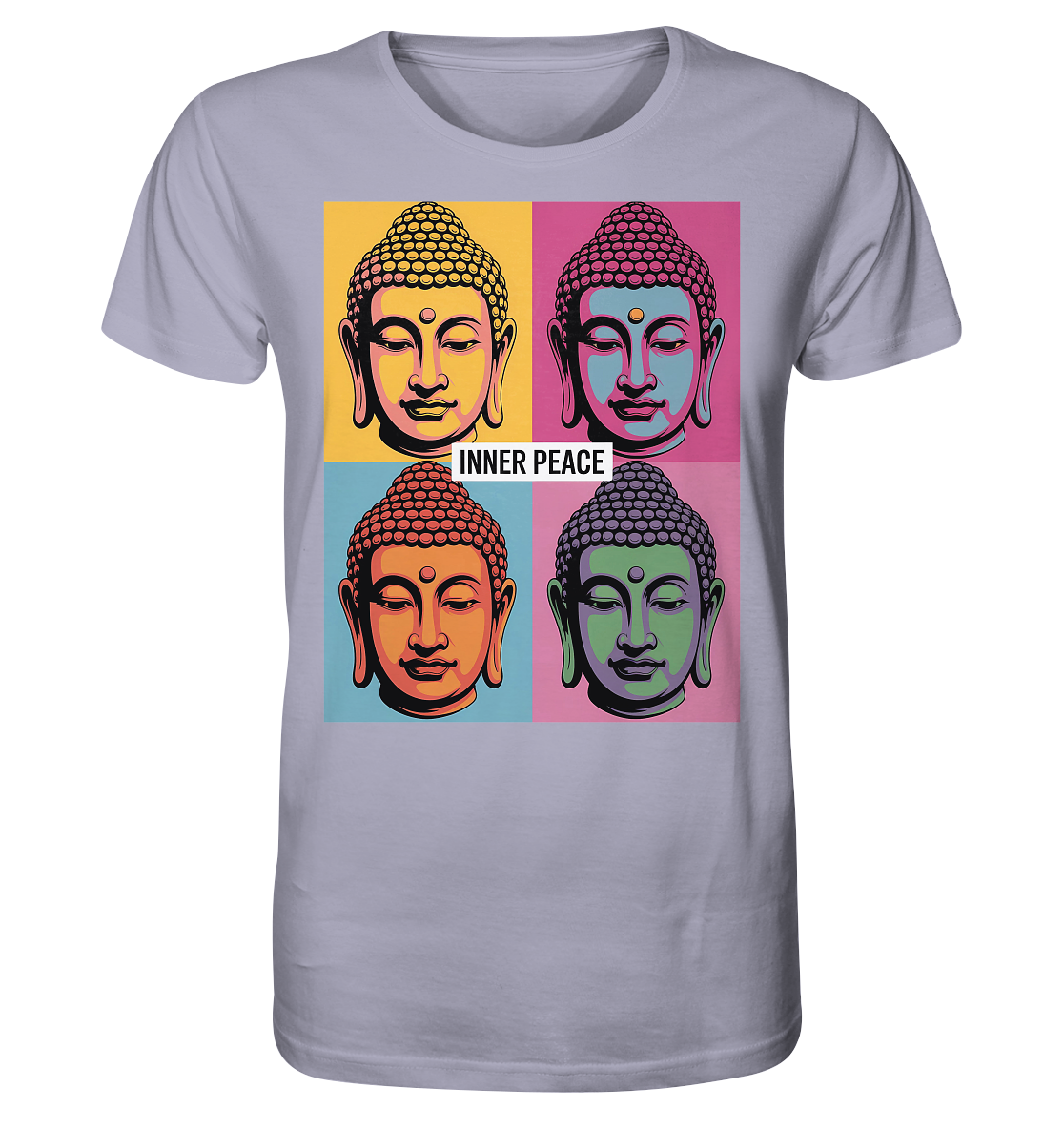 Inner Peace Pop Art Buddha - Organic Shirt
