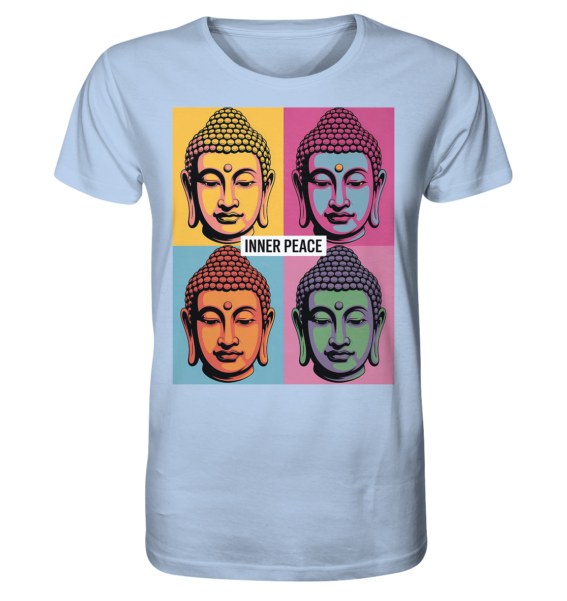 Inner Peace Pop Art Buddha - Organic Shirt