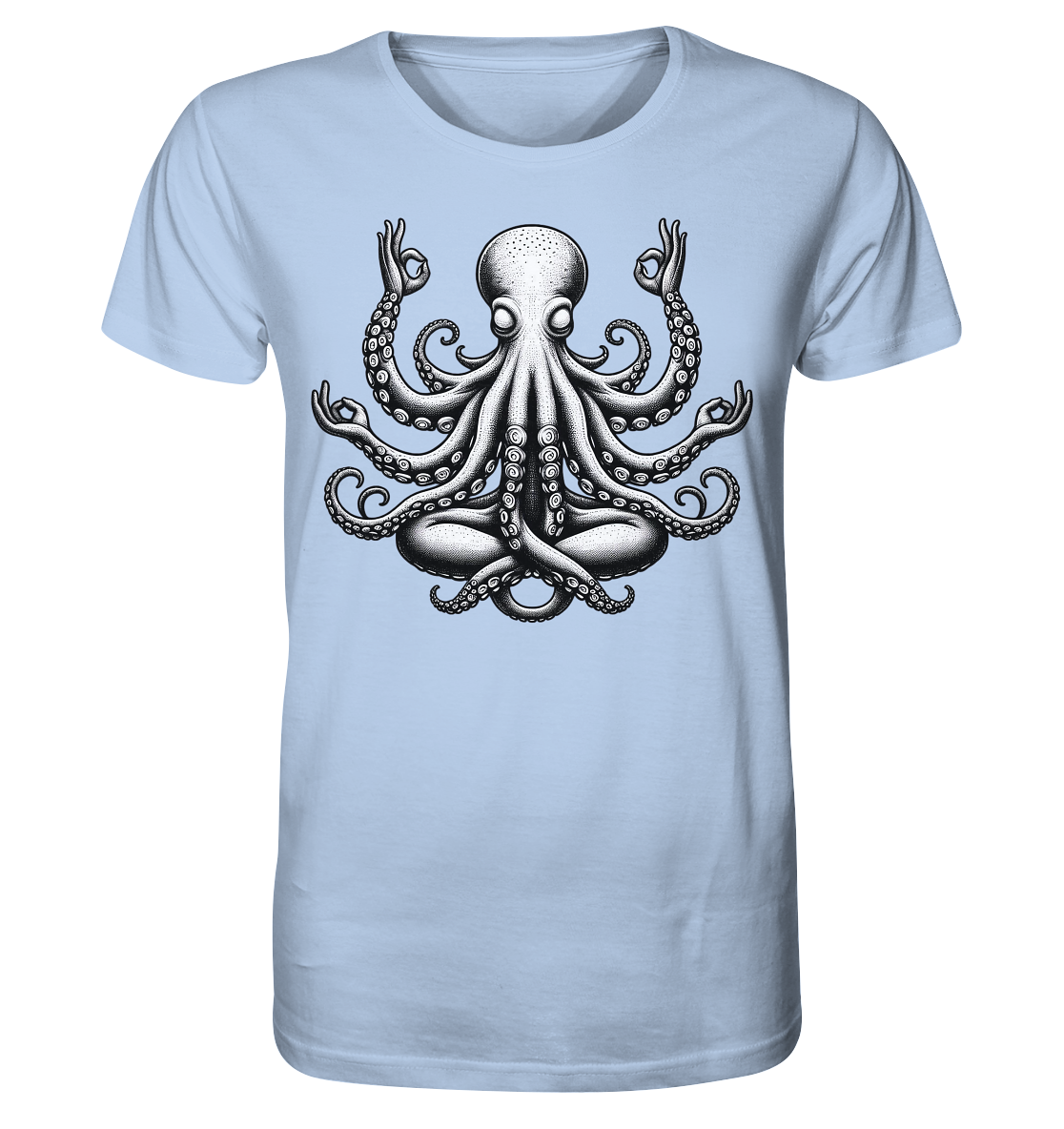 Oktopus in Meditation - Organic Shirt