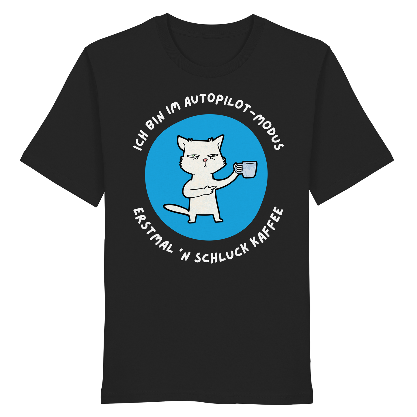 Kaffee Katze - Organic Shirt