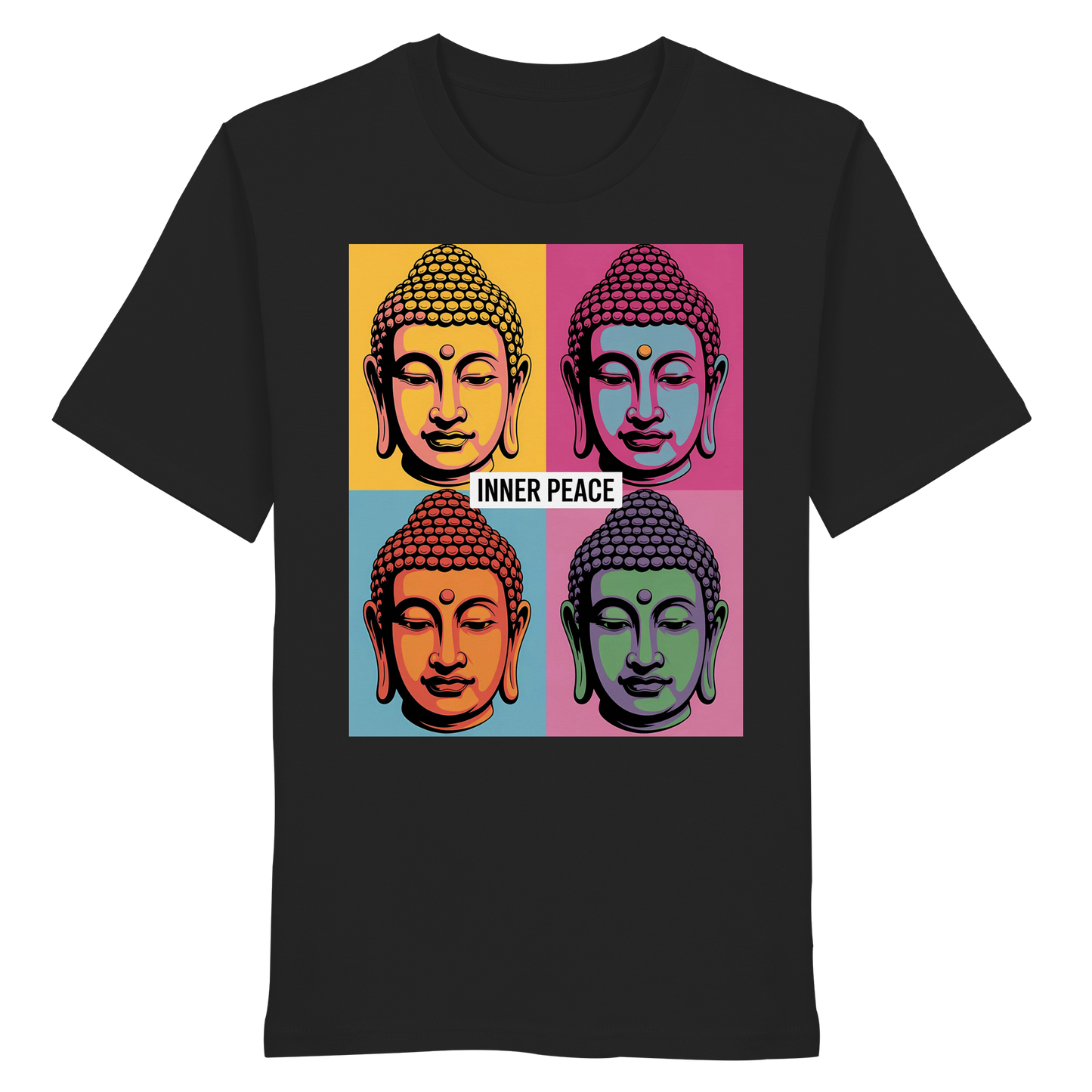 Inner Peace Pop Art Buddha - Organic Shirt