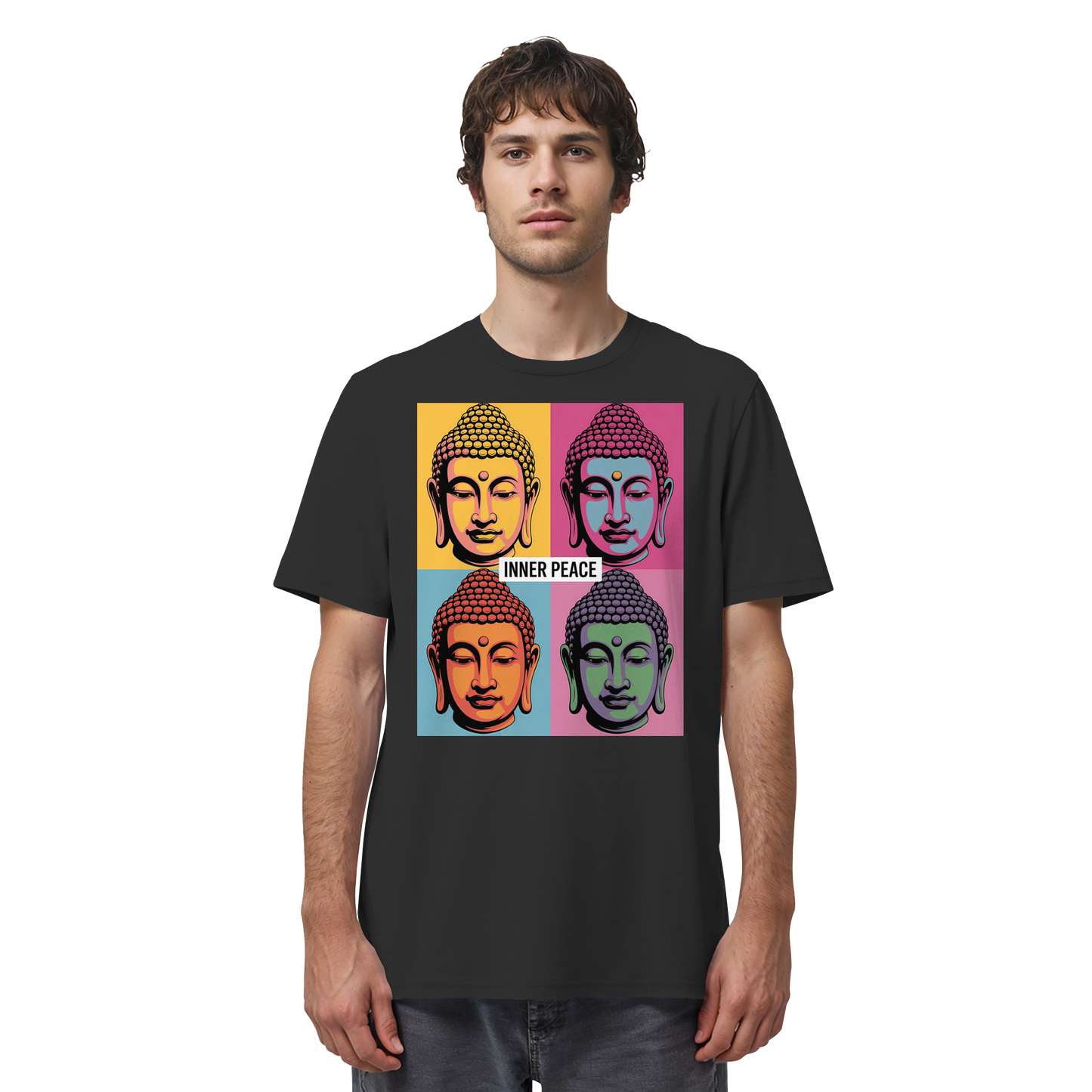 Inner Peace Pop Art Buddha - Organic Shirt
