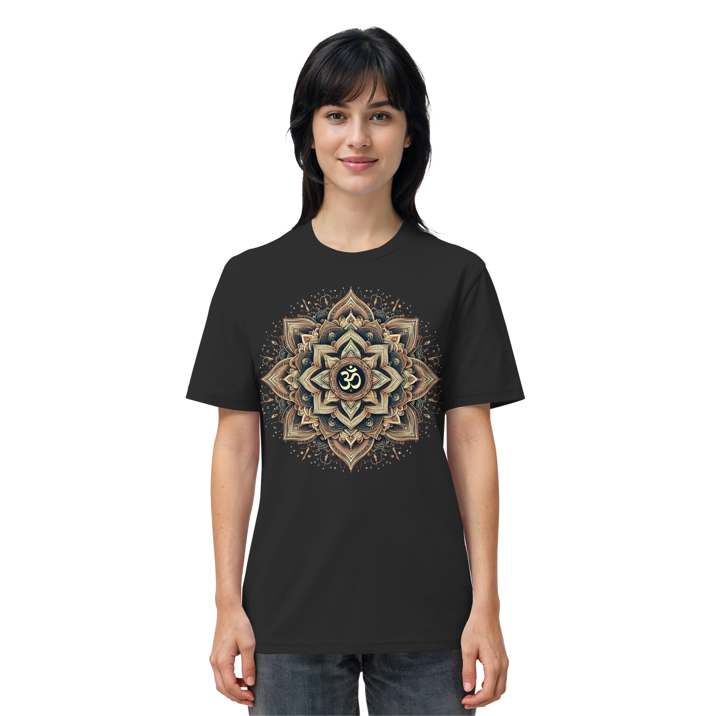 Boho Mandala mit Om - Organic Shirt