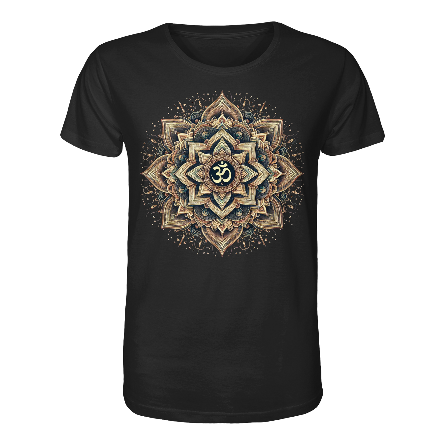 Boho Mandala mit Om - Organic Shirt