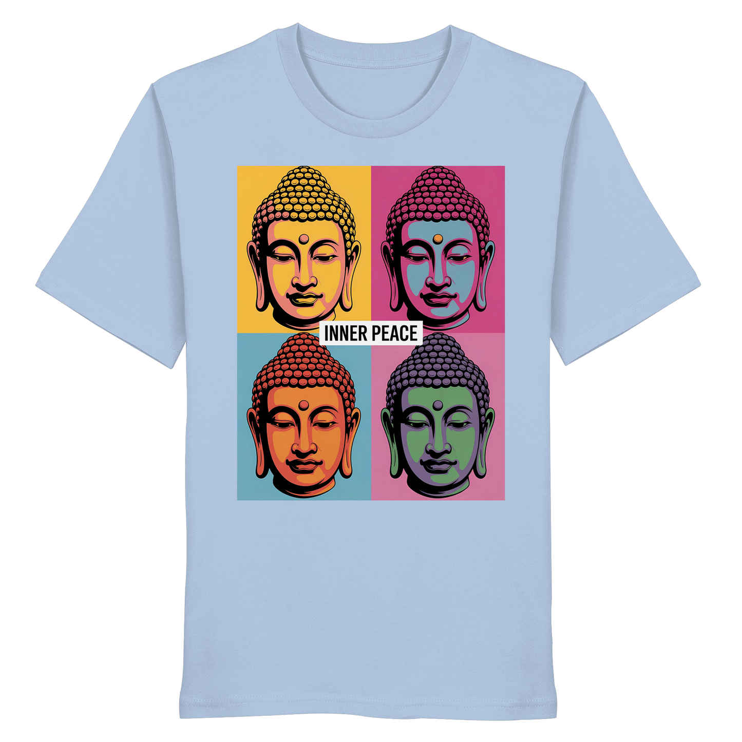 Inner Peace Pop Art Buddha - Organic Shirt