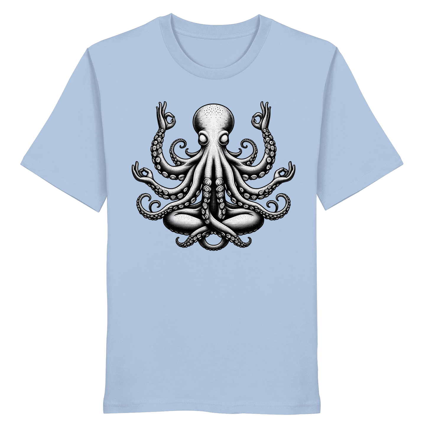 Oktopus in Meditation - Organic Shirt