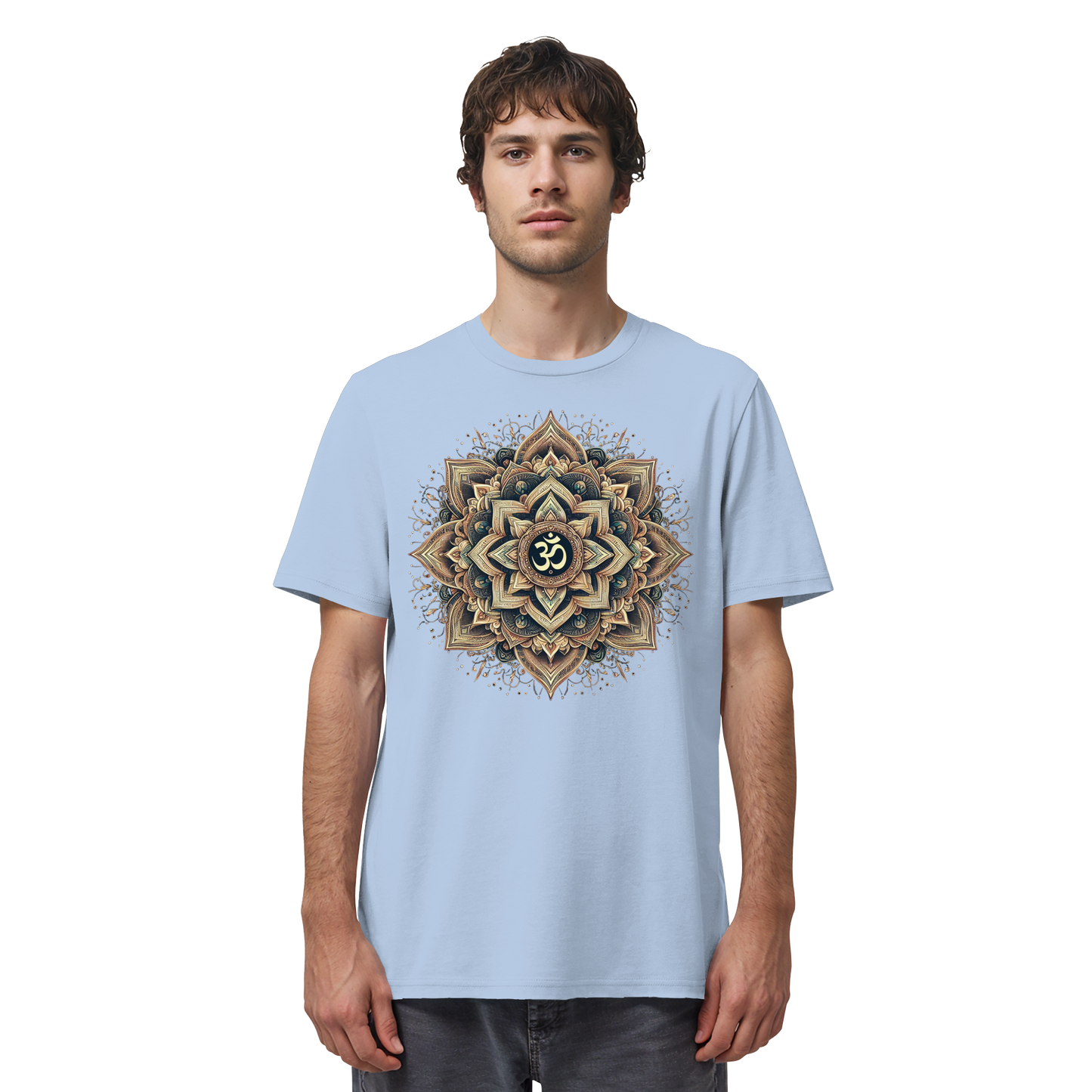 Boho Mandala mit Om - Organic Shirt