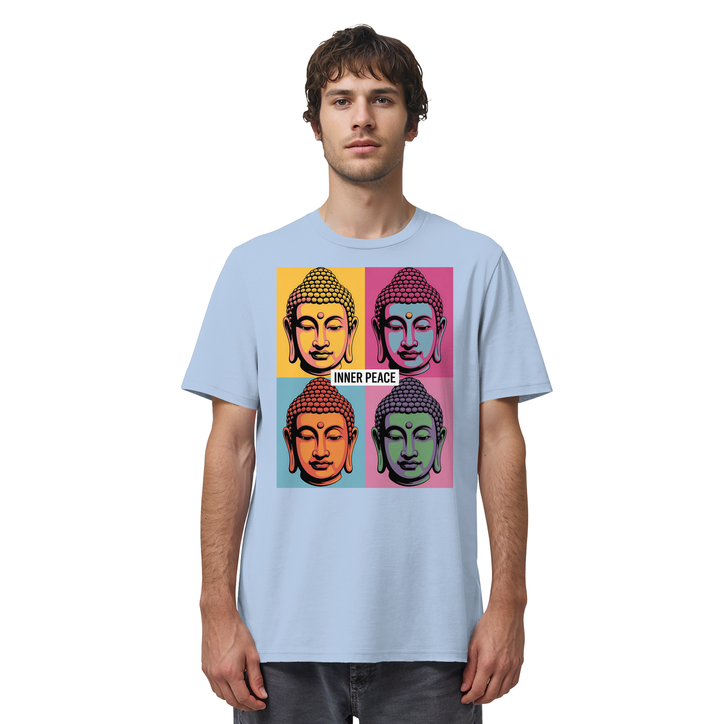 Inner Peace Pop Art Buddha - Organic Shirt