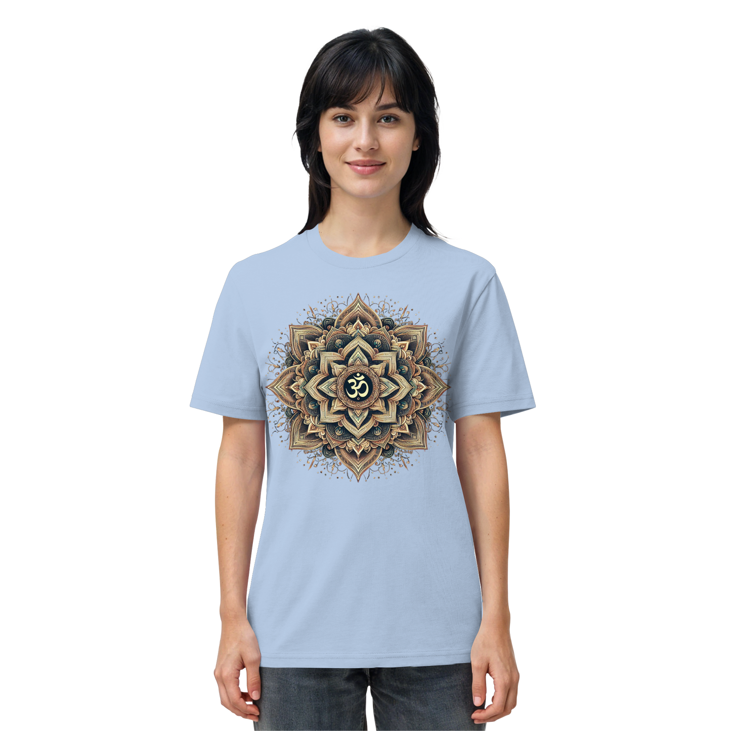 Boho Mandala mit Om - Organic Shirt