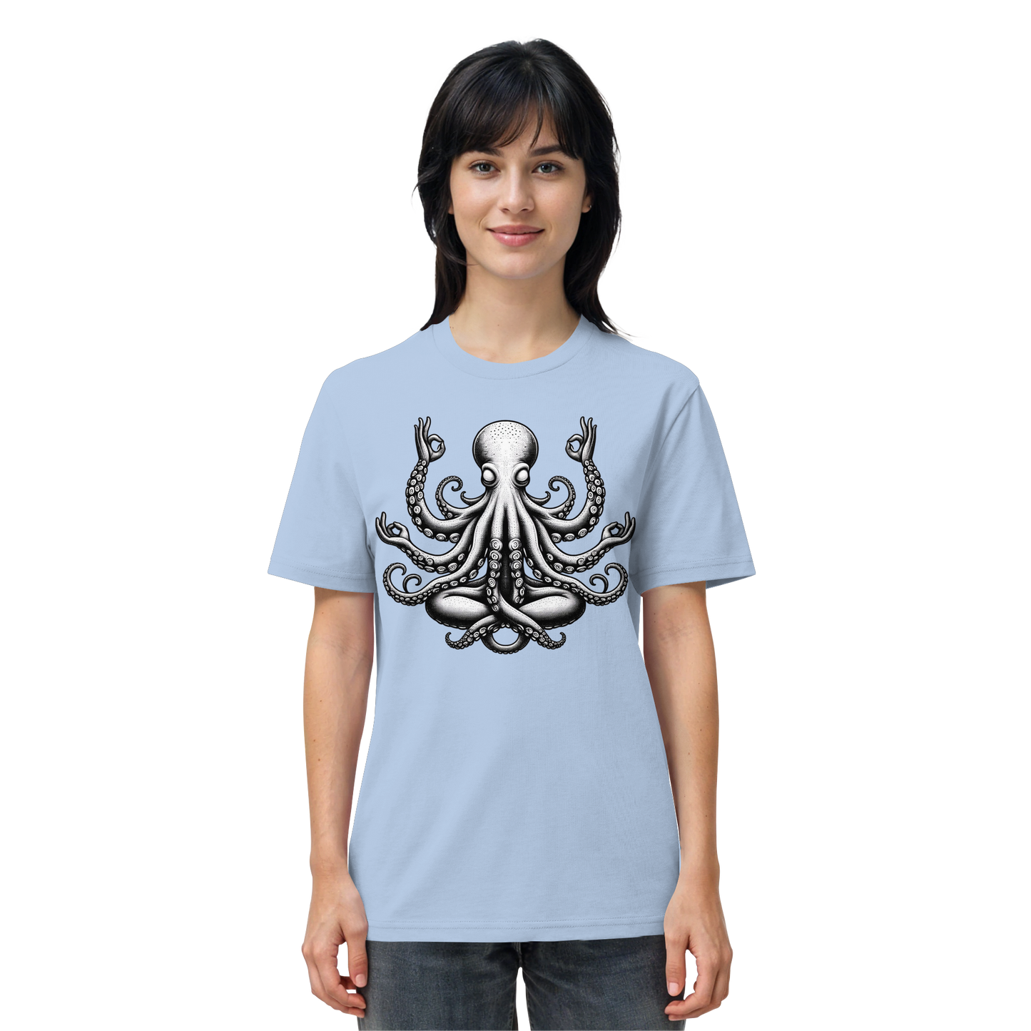Oktopus in Meditation - Organic Shirt