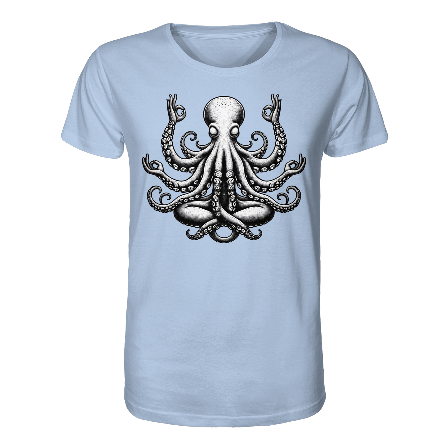 Oktopus in Meditation - Organic Shirt