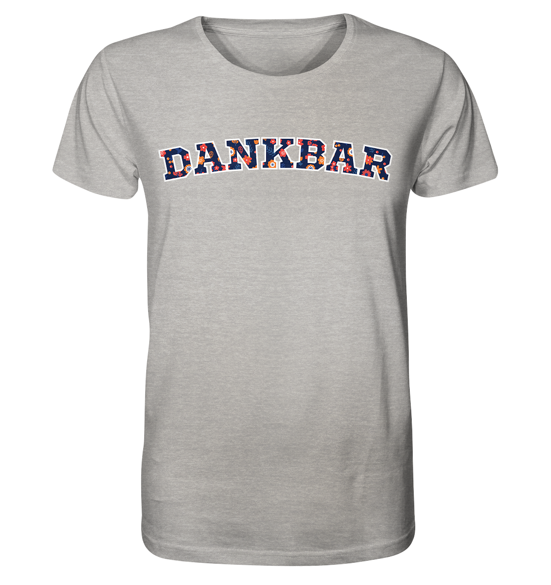 DANKBAR Floral Pattern - Organic Shirt
