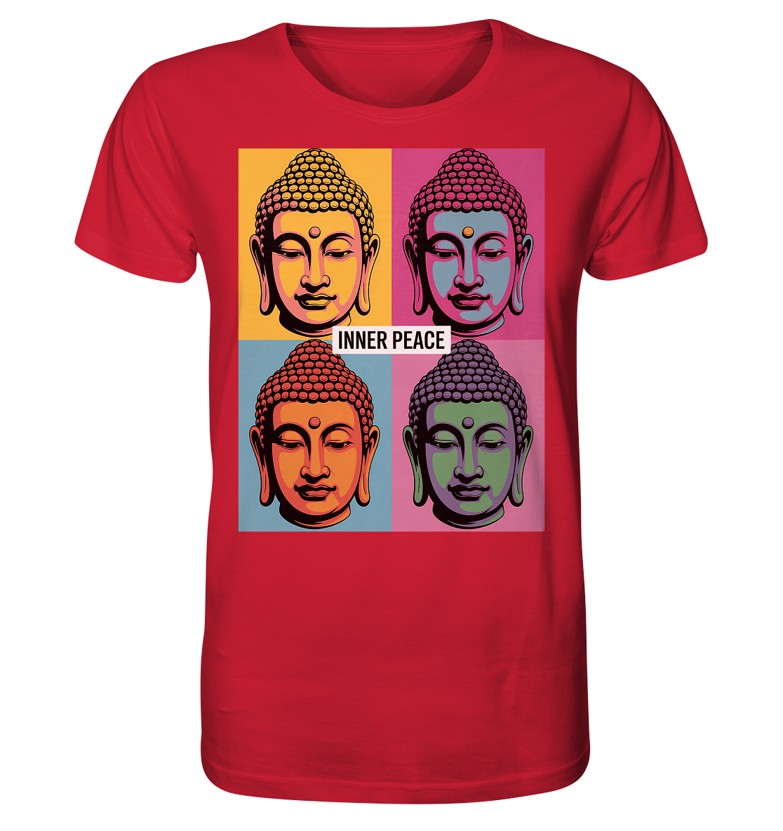 Inner Peace Pop Art Buddha - Organic Shirt