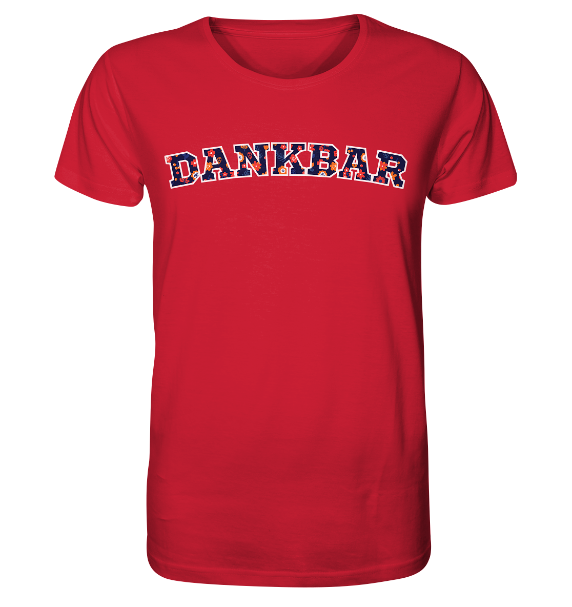 DANKBAR Floral Pattern - Organic Shirt