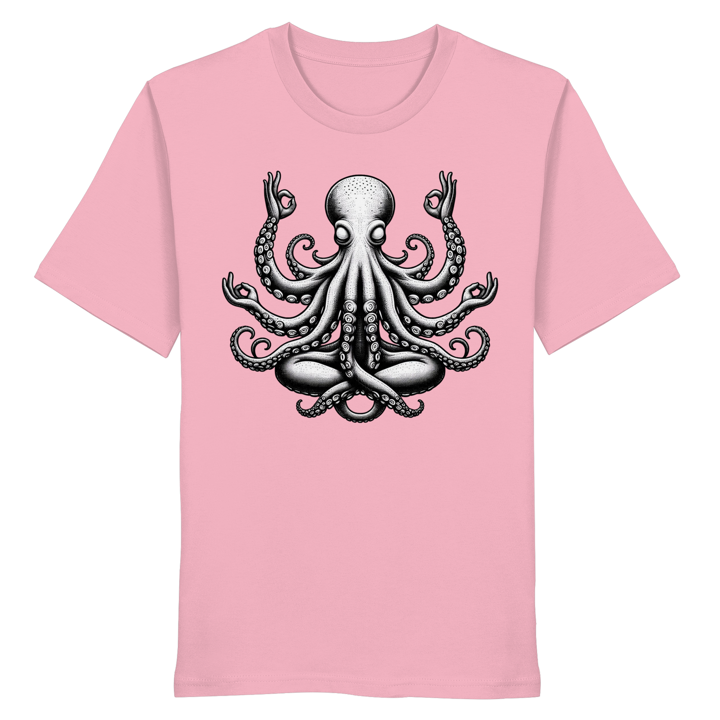 Oktopus in Meditation - Organic Shirt