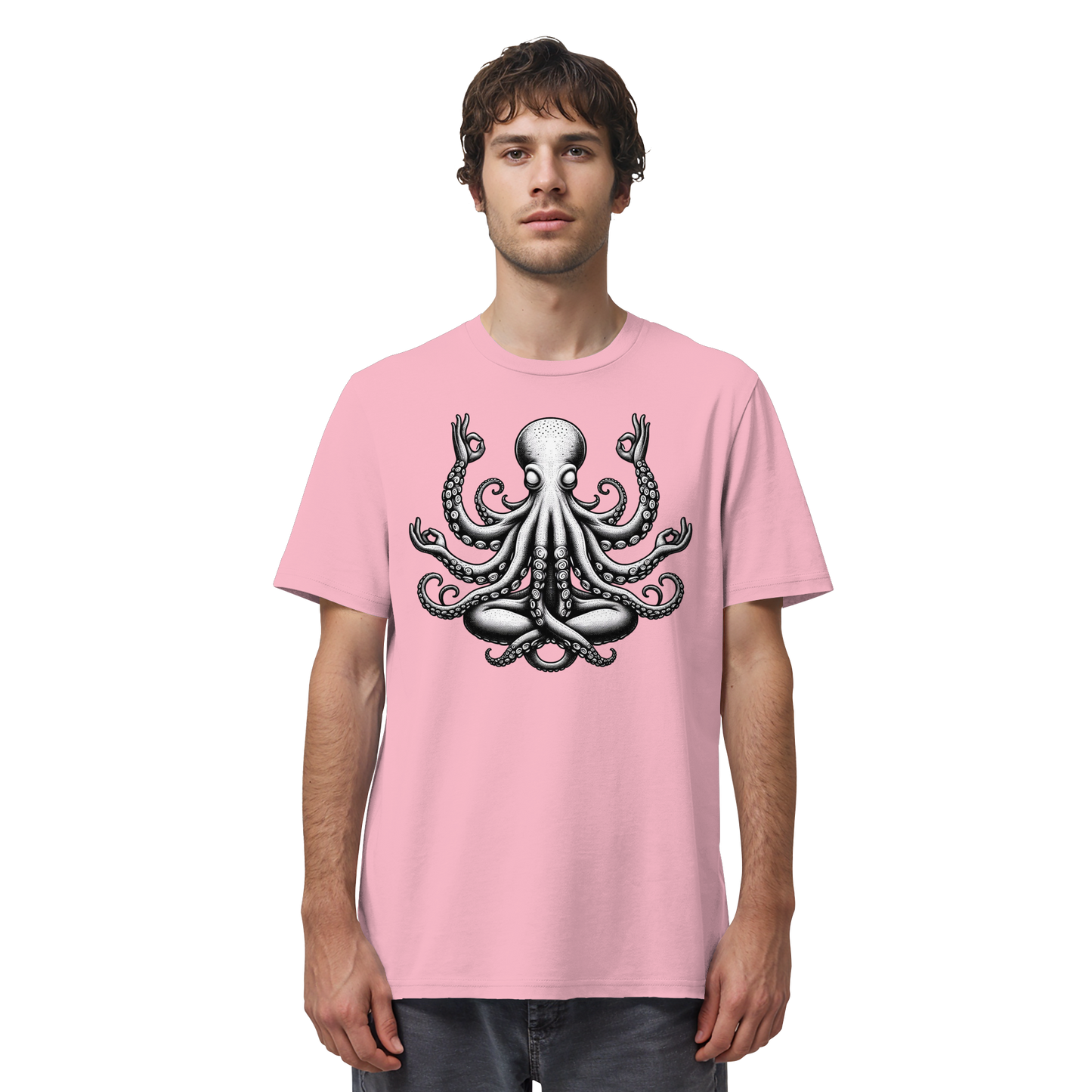 Oktopus in Meditation - Organic Shirt