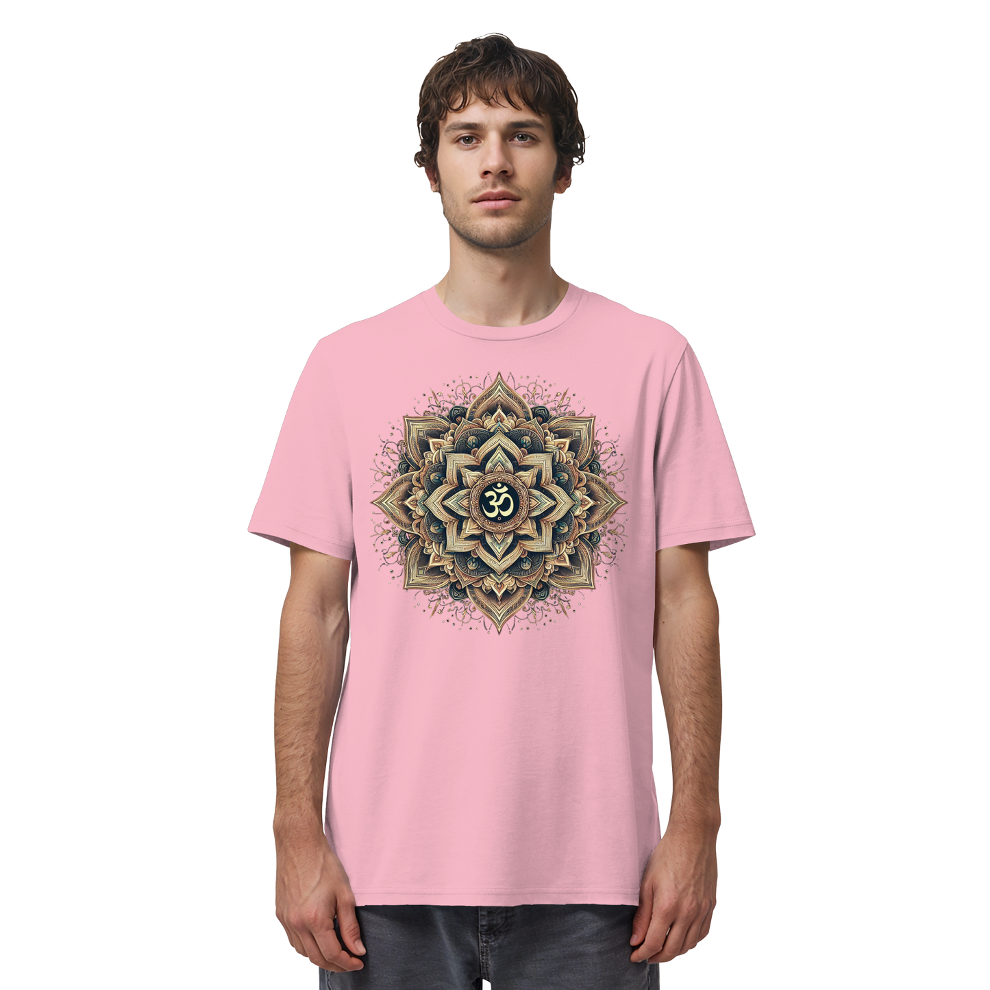 Boho Mandala mit Om - Organic Shirt