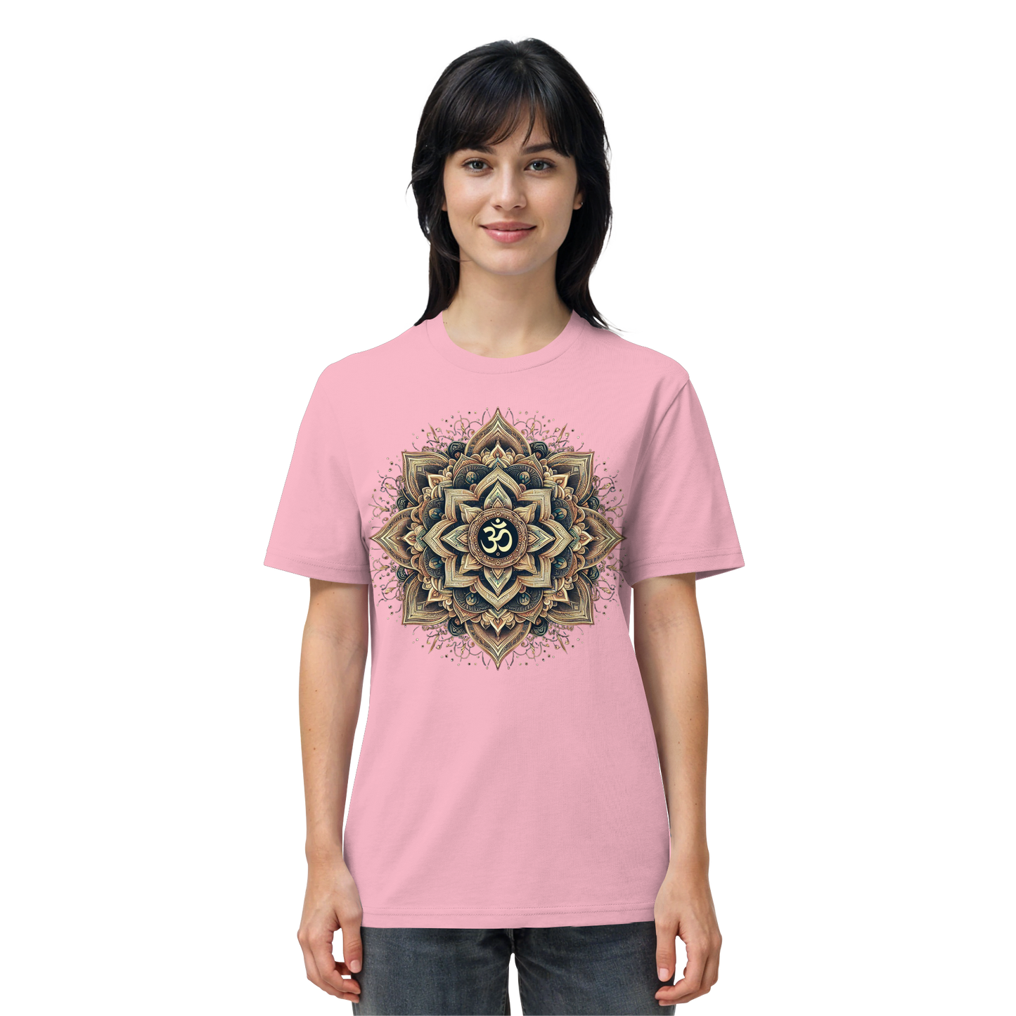 Boho Mandala mit Om - Organic Shirt
