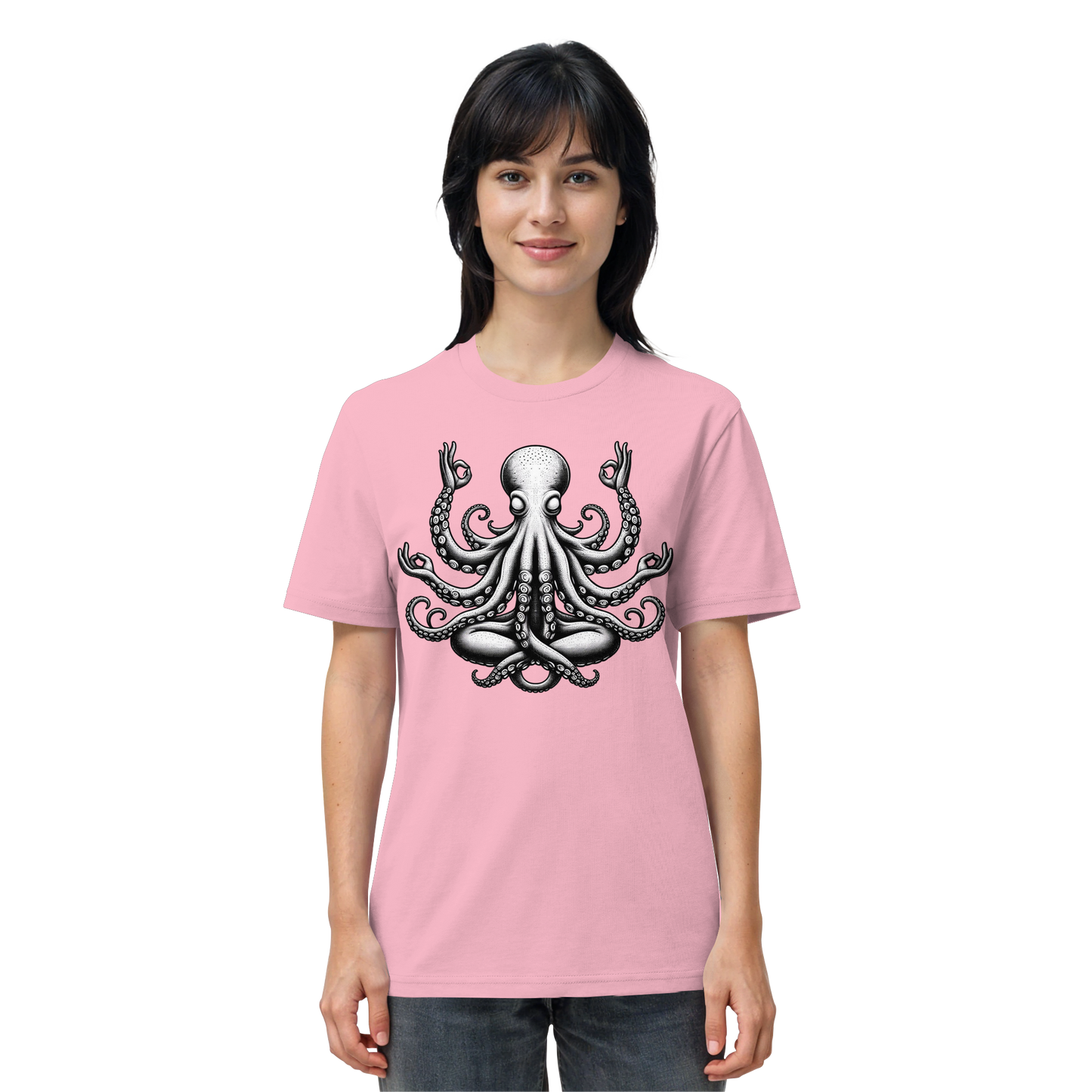 Oktopus in Meditation - Organic Shirt