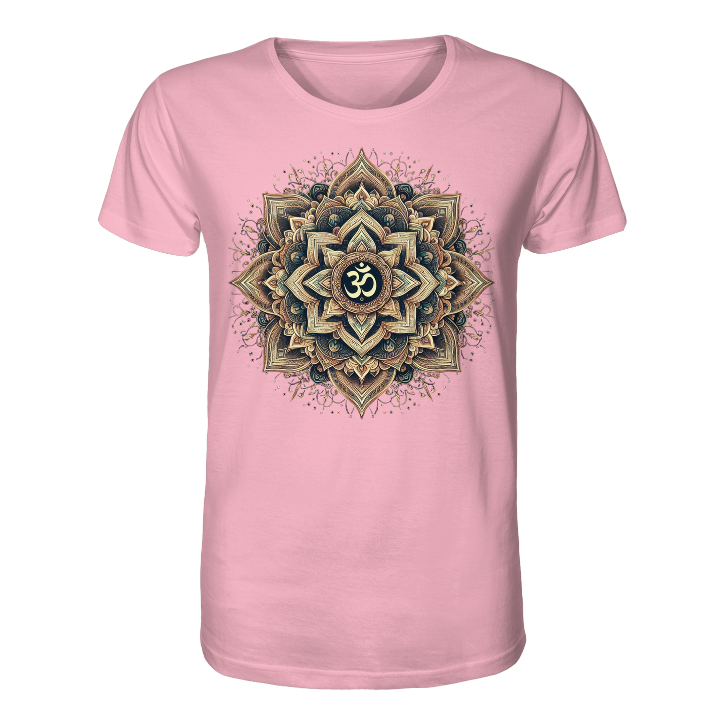 Boho Mandala mit Om - Organic Shirt